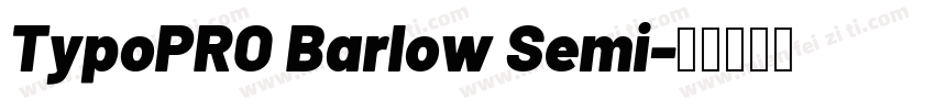 TypoPRO Barlow Semi字体转换